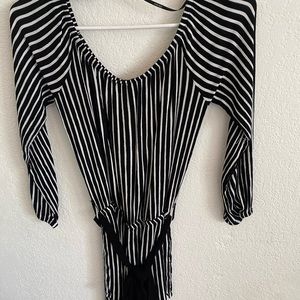 Off the shoulder romper